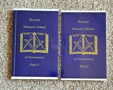 Revised Duncan's Ritual of Freemasonry Masonic Ritual and Monitor Part 1/Part 2 picture