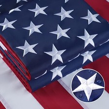 US American Flag 3x5 Made in USA Luxury Embroidered United States Flag NEW picture