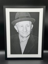 ART.com Carlo Gambino Boss of All Bosses Framed Photo 1972 Mafia Black picture