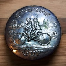 Antique Cyclist’s Cup Collapsible Drinking Cup Patd Feb 23, 1897. #cyclists picture