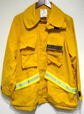 vtg Barrier Wear SHANNON FIRE DEPT Brush Jacket SMALL Nomex 6 oz Fireman 2007 picture