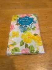 VTG PEQUOT PILLOW CASES 50/50 Cottage Core Chic Floral USA Pink NIP picture
