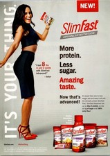 2016 • SLIMFAST • PRINT AD • Slim Fast heels  2000s Fashion  • JA.05 picture