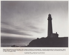 1982 Press Photo Pigeon Point Lighthouse Hostel near Pescadero, California picture