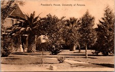 President's House University of Arizona Postcard Tucson Aug 27 Postmark 1-Cent picture