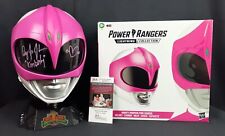Pink Power Ranger Full-Size Lightning Helmet MMPR Amy Jo Johnson SIGNED JSA COA picture