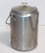 Vintage Aluminum 9 Cup Percolator Coffee Pot picture