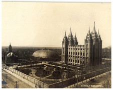 USA, Salt Lake City, Mormon Temple Original Vintage Print Print D  picture