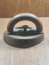 Antique Colebrookdale Iron Co No 50 Cast Iron Sad Flat Iron Pottstown PA USA picture