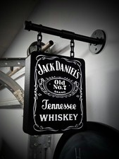 Jack Daniels Hanging LED Light Box Sign USB Powered Whiskey Bar Decor picture