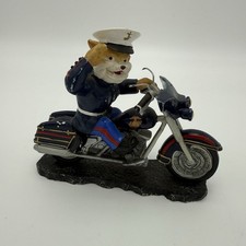 Vintage Hamilton Collection USMC Devil Dogs Biker A Breed Apart Figurine 6346A picture