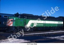 Original Slide-BN (Burlington Northern) EMD E7A #9900 ex-SP&S #750 - 1989 Slide picture
