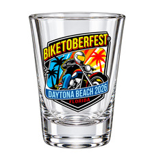 Official Logo Shot Glass 2026 Biketoberfest Daytona Beach picture