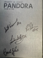 1980 Pandora University of Georgia Yearbook With Bulldog Autographs picture