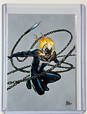 Robbie Reyes Limited Edition Artist Signed “Ghost Rider” Trading Card 5/10 picture