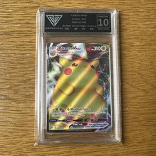 Pokémon TCG~ Pikachu Vmax ~GetGraded 10 - 044/185 Vivid Voltage Grade (Gem Mint) picture