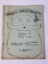 Mississippi State University Ag 1961 Christmas Recipes Book Cookbook 1961 WOW picture