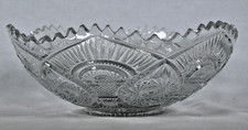 EAPG Imperial Glass Horseshoe Curve Serving Bowl 9-3/4