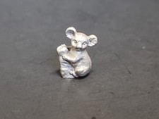 Vtg R.C. Pewter Koala Figurine Australia Miniature 7/8