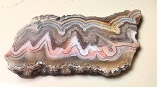 3.07 oz 4 inch Laguna Lace Mexican Agate Polished Slab / Stand Included picture