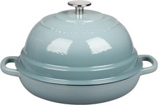 6 Quart Enameled Cast Iron Dutch Oven for Sourdough Bread, Le Creuset with Dual picture