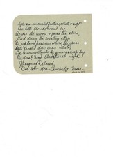 AUTOGRAPH NOTE SIGNED AMERICAN WRITER MARGARET DELAND 1935 picture
