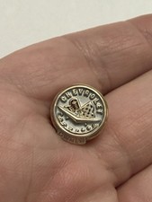 Vintage  1950s 60s Corvette Owner Pin  1/5 10K DP Gold Filled picture