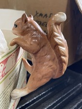 Vintage Climbing Squirrel Flower Pot Planter Hanger Figurine Glazed Ceramic 1930 picture