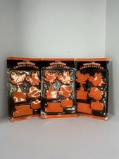 Halloween Cookie Cutter Set NOS Set of 6 Original Packaging LOT x3 PKGS Vintage picture