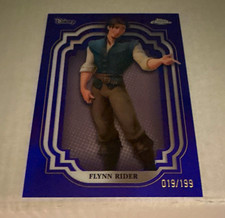 Topps 2024 Topps Chrome Disney Flynn Rider #140 Purple Refractor 019/199 picture