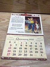 Original 1957 Calendar by Southwestern Bell Telephone Company Unused With Pencil picture