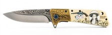 Wild Bill Hickok 8.25'' Folding Pocket Knife Old West Collectible w/ Gift Box  picture