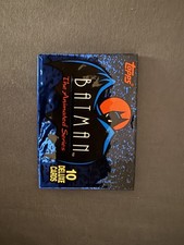 1993 Topps Batman The Animated Series Sealed Pack 10 Cards Foil picture