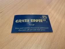 Vintage Crazy Eddie  VIP Card picture
