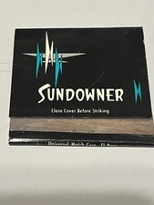 Vintage Sundowner Motor Hotel Matchbook Albuquerque NM Route 66 Supper Club picture