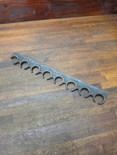 E30- Antique Cast Iron Tool Holder Wm. P Walters & Sons Phila Buggy Whip Rack picture