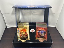 Bakugan Battle Brawlers Blue Box Set With 90+ Cards. Some Foils, Mag Cards picture