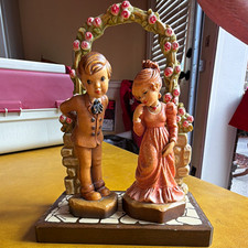 Anri Club Anri Valentine’s Day Figurine Set of 3 Wood Italy Sarah Kay picture