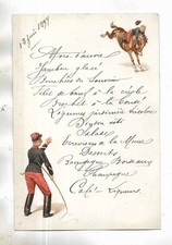 RARE Antique 1897 Menu. See below picture