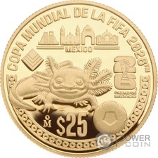 FIFA WORLD CUP 26 Coin 25 Mexico 2026 (Silver or Gold) picture