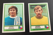 Panini Football Euro 78 zdenek nehoda/ anton ondrus ceskoslovensko recover removed picture