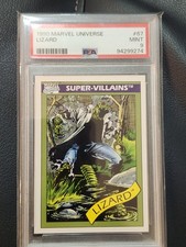 Rare Vintage Impel 1990 MARVEL UNIVERSE #67 LIZARD PSA 9 Mint Low Pop picture