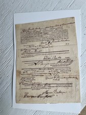 WAR OF 1812 CONNECTICUT ENLISTMENT DOCUMENT SERVE DURRING THE WAR MARCH 1814 picture