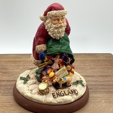 Vintage 1998 Shaker Hearth Santa Claus Gifts & Presents Cookie Press England picture