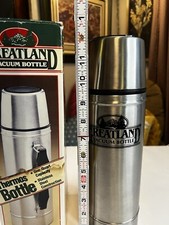 VTG Greatland Vacuum Bottle J-20 Stainless Steal Good For Hot or Cold 1 Quart picture