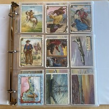 Vintage Hassan Cigarette Tobacco Cards Cowboy Indian Turkish Trophies c1910 picture