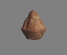 Real Nice Tibet 18th Century Old Antique Buddhist Clay Tsa Tsa Mini Stupa Amulet picture