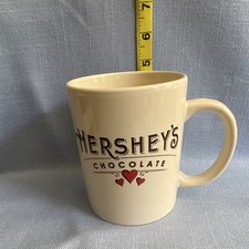 Galerie Hershey’s Chocolate Jumbo Coffee Hot Cocoa Mug Hearts Beige picture