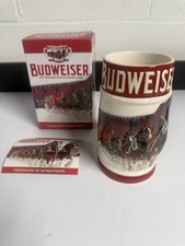 2018 Budweiser Holiday Stein ~ 39th edition of Budweiser Clydesdale Collectible picture