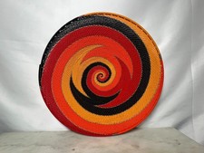 Large Handmade African Telephone Wire Basket 12